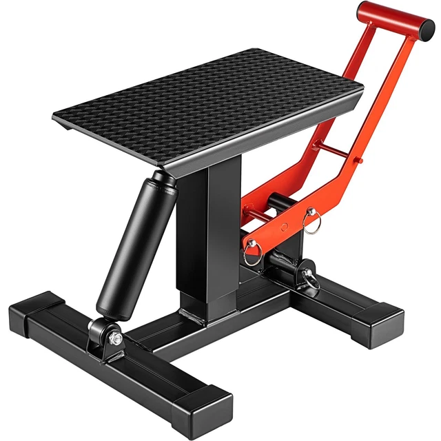 VEVOR Motorcycle Dirt Bike Lift Stand, 400 Lbs 9.0"-16.5" Adjustable Steel Lift