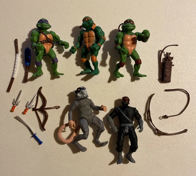 5Pcs Teenage Mutant Ninja Turtles TMNT Action Figures Collection Toys Set 4.5 in