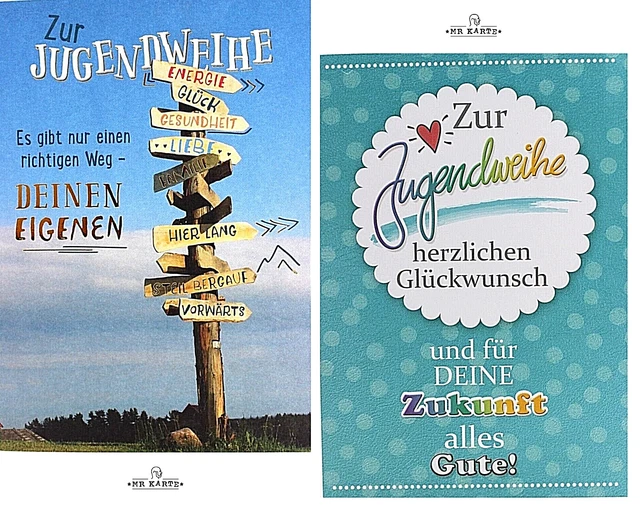 Was Schreibt Man In Eine Jugendweihekarte Rein picclick.de