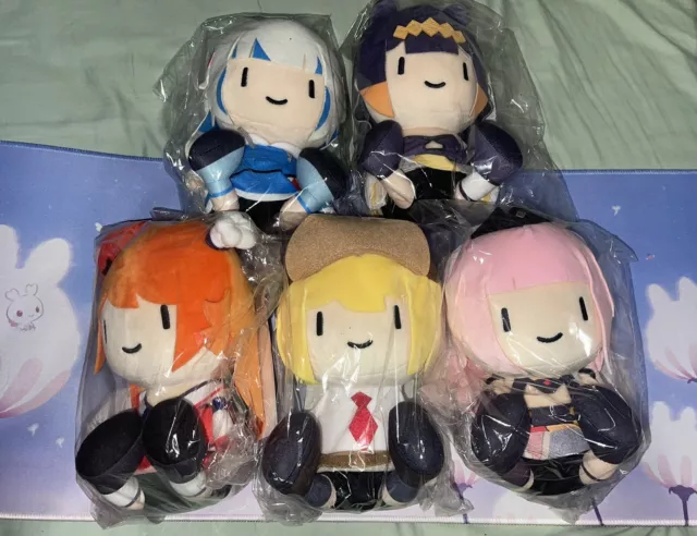 Hololive English Myth - 2nd Anniversary - Smol Plush Set of 5 - US Seller - Gura