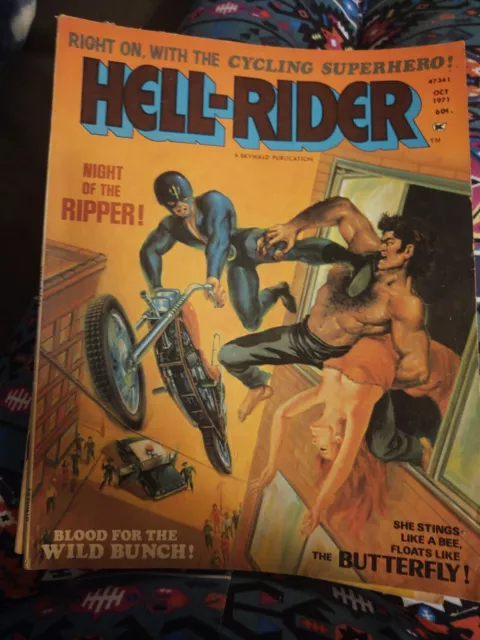 Hell-Rider #2 (Oct 1971, Skywald) B&W Magazine-Sized