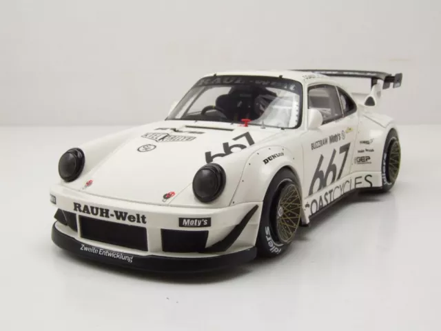 Rwb Porsche 911 Coast Cycles 2020 Modèle de Voiture Blanc 1:18 GT Spirit