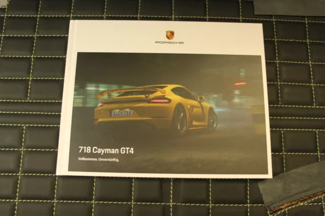 RAR VIP Hardcover Prospekt brochure Porsche 718 Cayman GT4 MY2021 6/2019