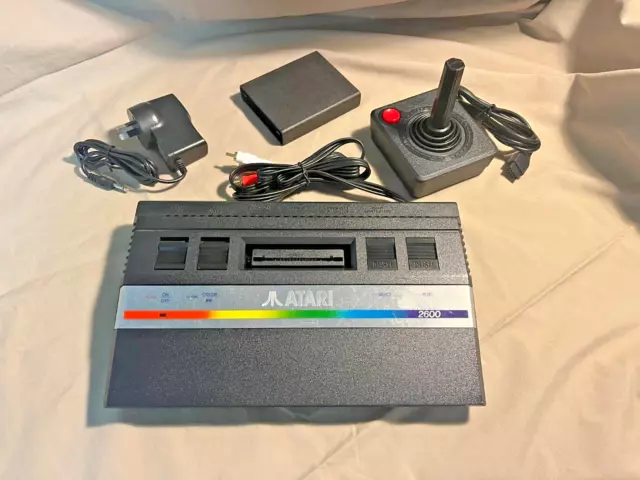 Atari 2600 JUNIOR RESTORED AV (RCA) Modification Vintage Retro Gaming FREE POST