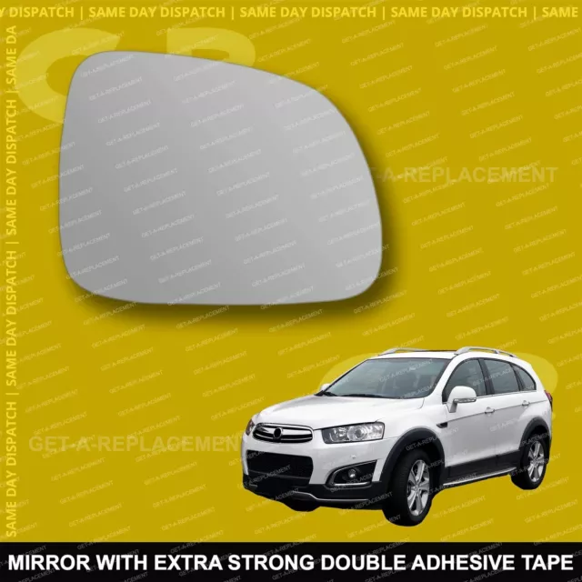 For Chevrolet Captiva wing mirror glass 06-16 Right Driver side Spherical