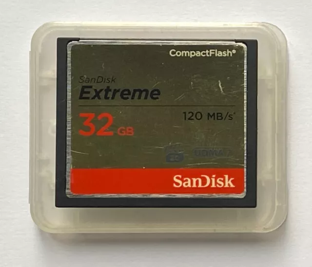 SanDisk Extreme 32GB 120 MB/s UDMA7 CompactFlash Memory Card - SDCFXSB-032G-G46