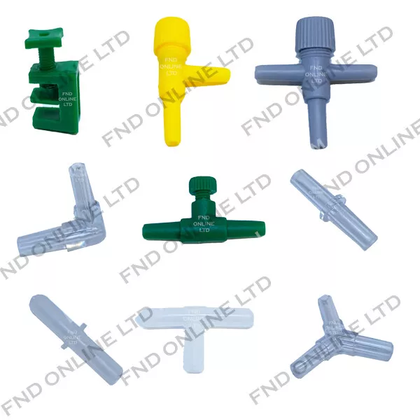 Aquarium Fish Tank Air Line Tube Accessories T CONTROL Valves ELBOW Y TAP CLAMP