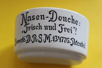 Keramik Nasen Douche Frisch Frei Brevete DRGM 134776 Patented 12cm Arzt Technik 3