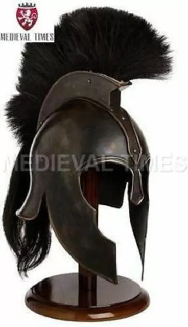 Troy Achilles Armor Helmet Medieval Knight Crusader Greek Spartan Helmet Gift v