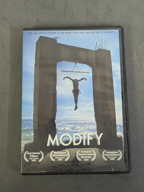 MODIFY (DVD 2005) Unrated Tattoos Body Modification Documentary Indie ...