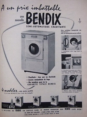 PUBLICITE ADVERTISING 114 1955 BRANDT machine à laver 