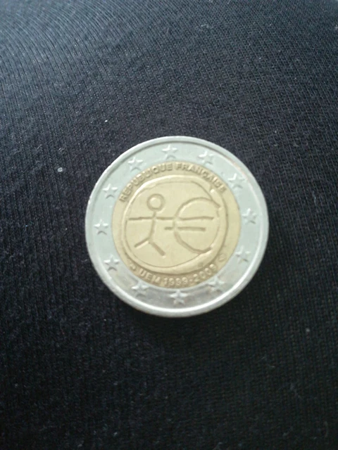 2 euros - Commémorative République française - UEM 1999-2009 - EDITION RARE