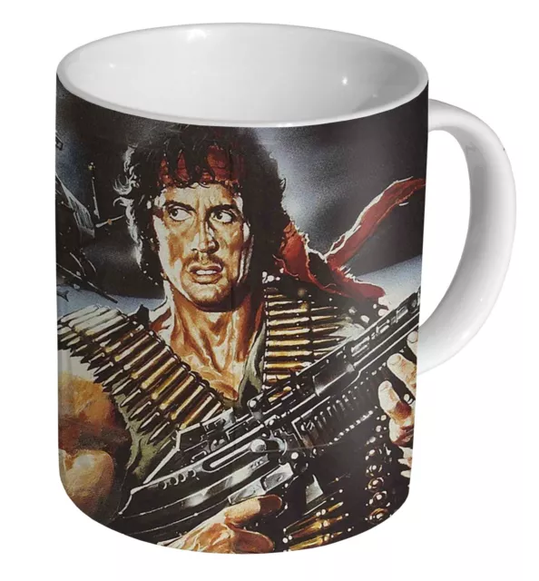 Rambo Sylvester Stallone First Blood - Coffee Mug / Tea Cup