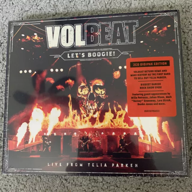 Let's Boogie! Live from Telia Parken by Volbeat (CD, 2018) New Sealed