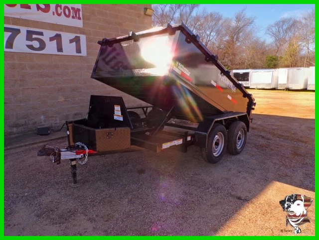 6x10 10' Telescopic Dump Roofing Landscape Utility Demo Trailers TX OK
