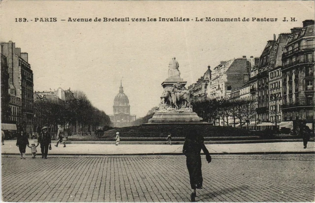 CPA PARIS 7th Avenue de Breteuil vers les Invalides (926225)