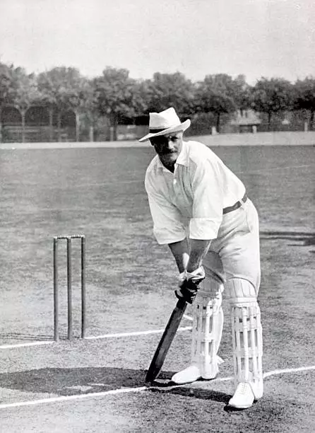 Charles Edmund De Trafford Leicestershire In 1920 Cricket OLD PHOTO