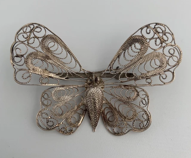 Broche coccinelle rené gouin / argenté et strass rouges - Un grand marché