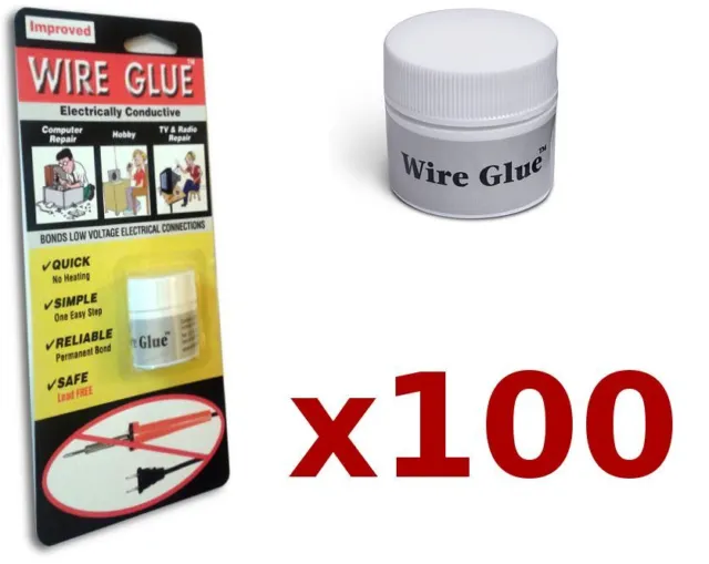 100x Highly Conductive Wire Glue/Paint NO Soldering Iron