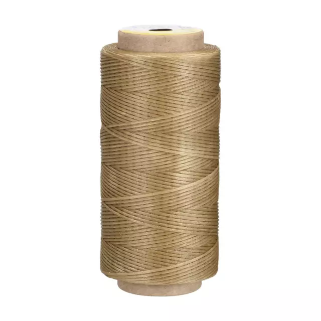 Thin Waxed Thread 137 Yards 0.55mm Dia Polyester Wax-Coated Cord Blue