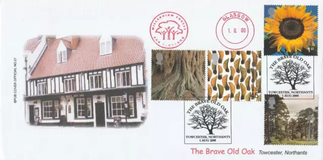 2000 Tree And Leaf Issued The Brave Old Oak Pub Ooficial With Superb Related M/M