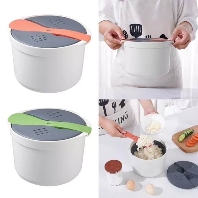 Leicht zu reinigen Mikrowellen-Reiskocher Bento Lunch Box