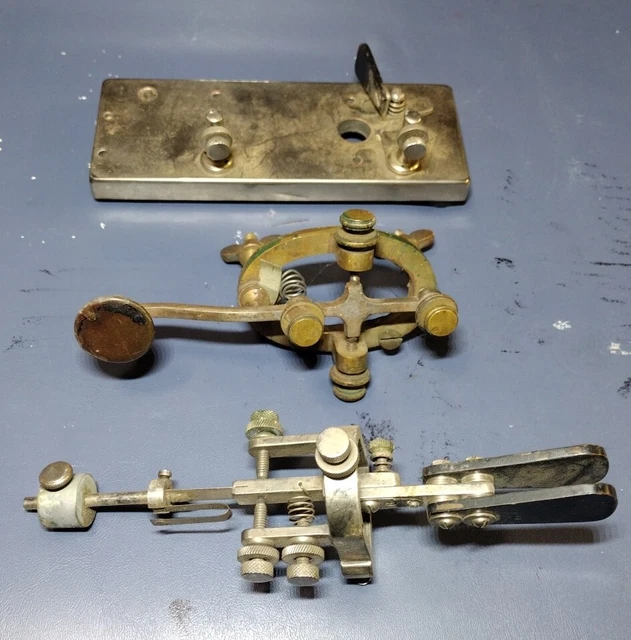 VINTAGE MORSE CODE Telegraph Key Lot $19.00 - PicClick