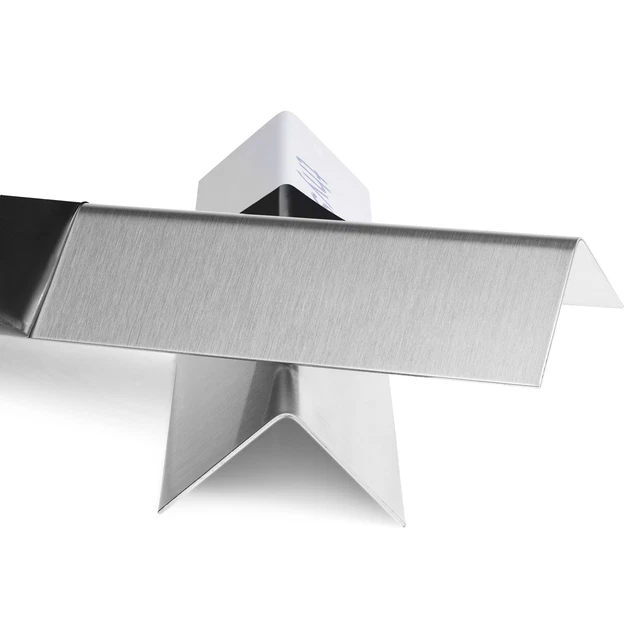 Angolo acciaio inox spazzolato angolo acciaio inox protezione bordi listello profilo laminato