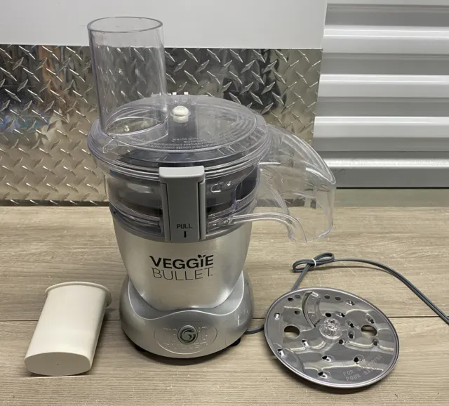  Veggie Bullet Electric Spiralizer & Food Processor, Silver:  Home & Kitchen