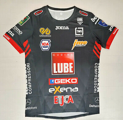 6405 JOMA MAGLIA GARA PALLAVOLO UOMO 2017 2018 AS LUBE MACERATA VOLLEY SUPERLEGA 