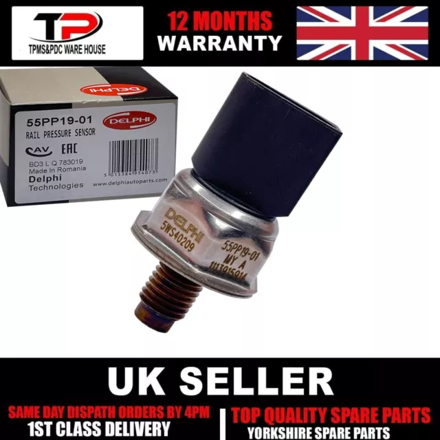 for LAND RANGE ROVER SPORT DISCOVERY MK3 4 FUEL RAIL HIGH PRESSURE SENSOR