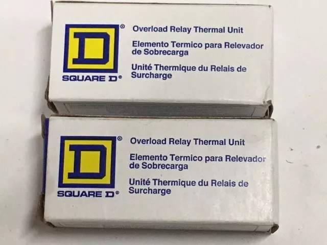 Square D, TB2.40, Thermal Overload Relay Heater Element Unit, 2 Pcs. - NEW  *