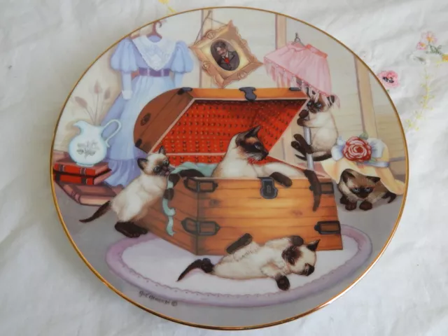 Attic Attack Plate Country Kitties #0066A