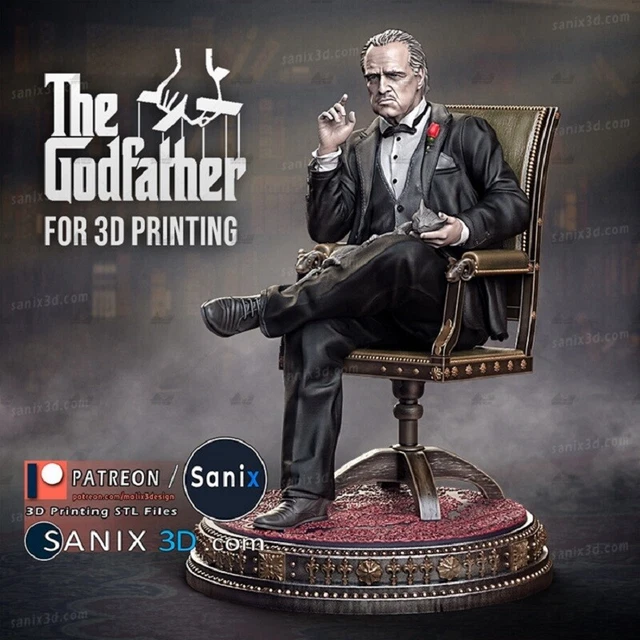 THE GODFATHER 3D Movie Poster Pop Culture Wall Art McFarlane Toys
