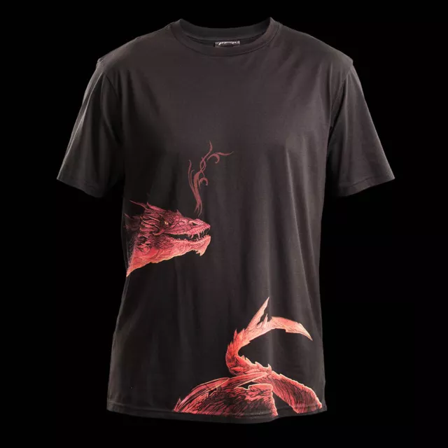 Weta Smaug Black Unisex T-shirt 3XL New Hobbit Lord Of The Rings