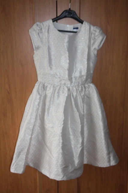 Robe Fille Zara Neuve Avec étiquette - Taille 11-12 Ans - Coupe Droite Couleur Blanche