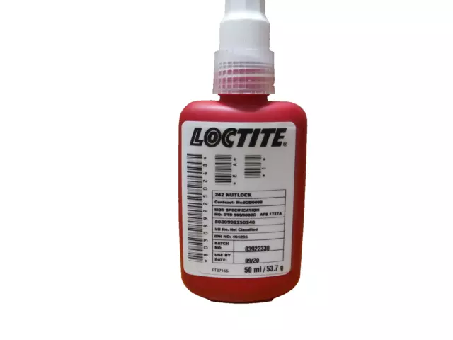 Nutlock Threadlock Loctite 242 50ml