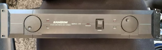 Samson Servo 170 Studio Amplifier 85 Watt Stereo Power Amp 85W