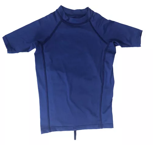 Kids Junior Guard Short Sleeve Rashguard - Navy