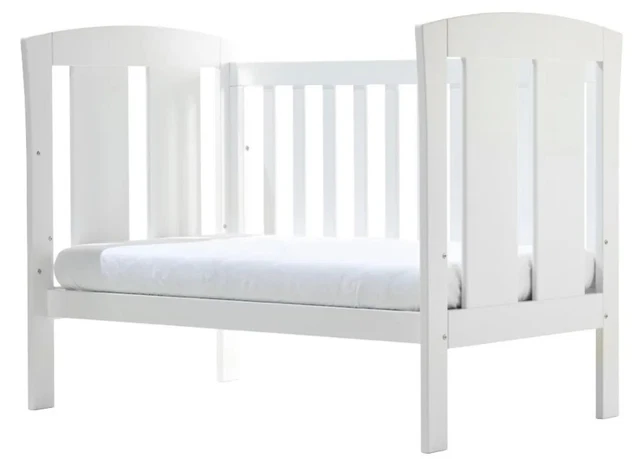 Tasman Eco Capri Cot White with Mattress