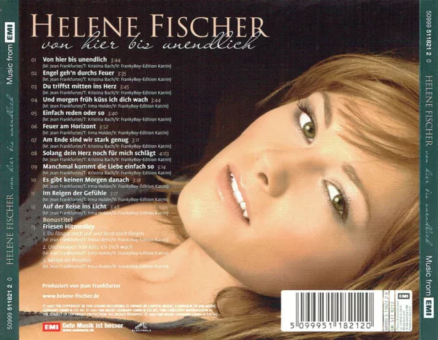 (CD) Helene Fischer -Von Hier Bis Unendlich -Und Morgen Früh Küss' Ich Dich Wach 2