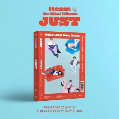 1Team-[Just] 2nd Mini Album CD+Poster+PhotoBook+Lyric Booklet+Card+Post+Sticker