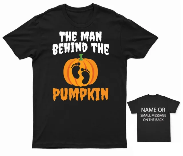 The man behind the Pumpking T-Shirt Personalised Gift Customized Name