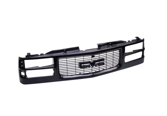 Black Grille w/Insert Surround For 94 95 96 97 98 GMC Sierra C/K Pickup Yukon