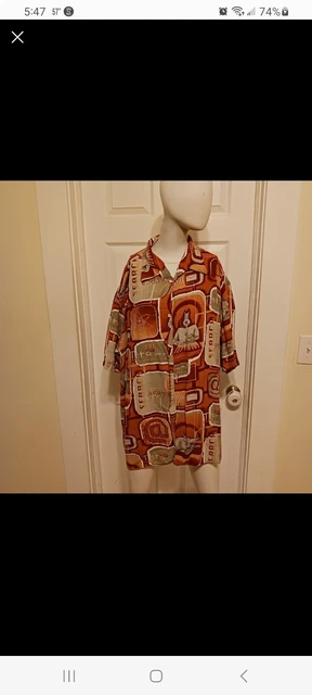 Vintage Jc de Castelbajac  All Over Print Casual Shirt Size 4xl