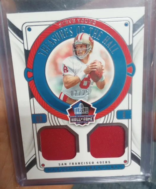 2022 National Treasures Patch Holo Silver Steve Young /25 San Francisco 49ers