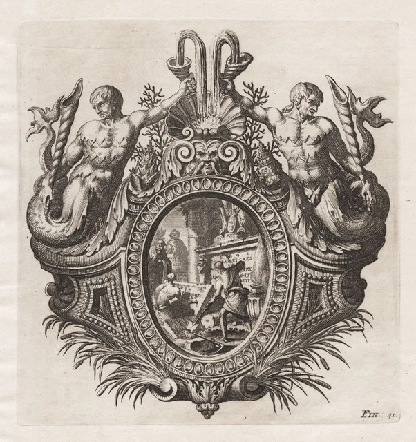Escultura Sculptors Escultor Ornamento Grabado R. De Hooghe 1700