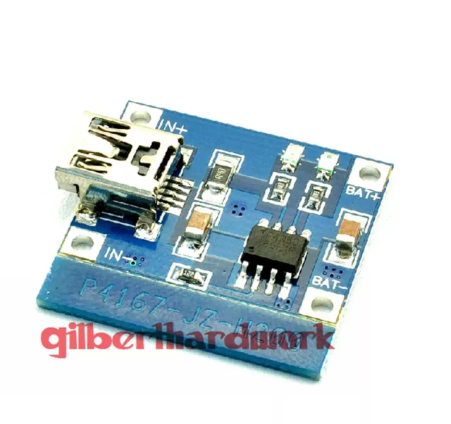 Tp4056 1A Lithium Battery Charging Board Charger Module Micro Interface Parts