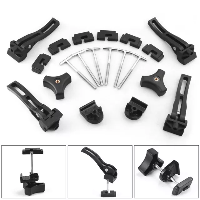 1 Set Repair Kit for Hard Tri-Fold Tonneau Cover Bolts Rear Clamp Front  Clamp