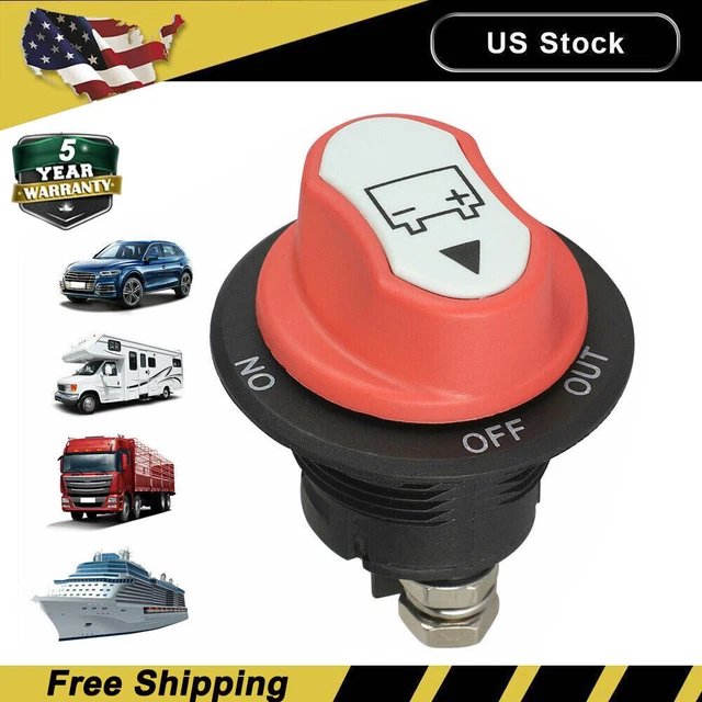 100A BATTERY ISOLATOR Switch Disconnect Power Cut Off Kill for Car Boat